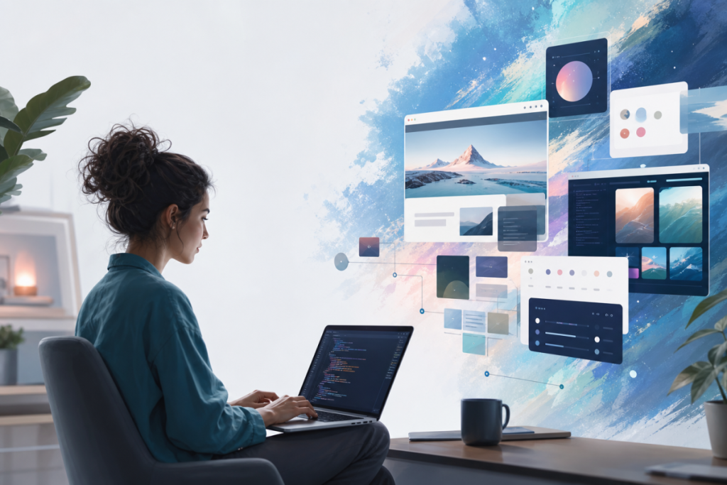 how to create websites with vibe code